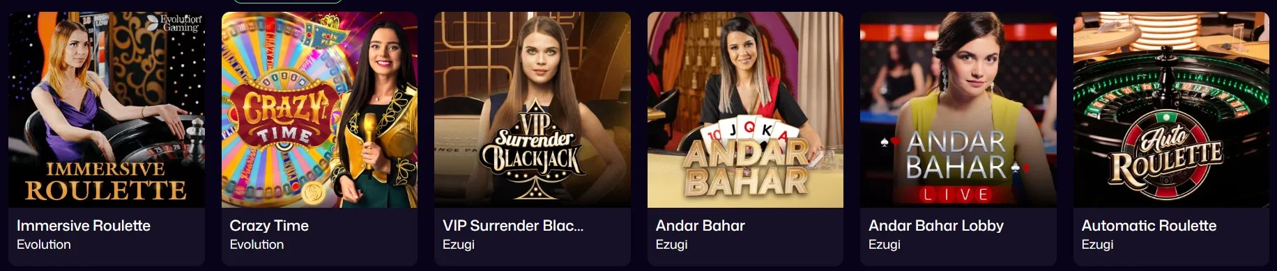 Live casino